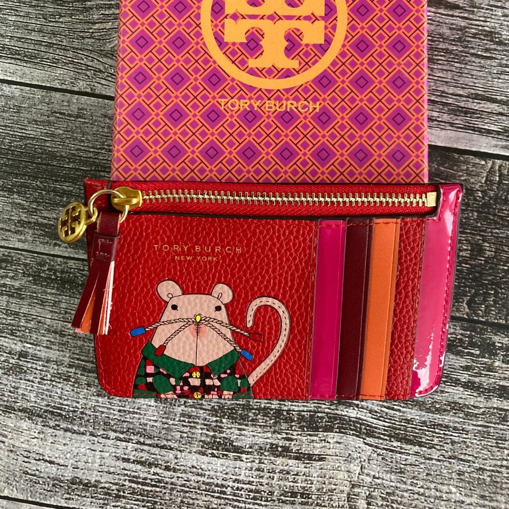 Tory Burch “Rita the Rat” 5 Card Holder